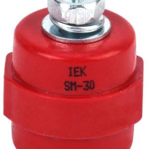 Изолятор SM30 (М8) силовой с болтом IEK YIS11-30-08-B
