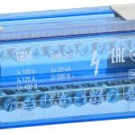 Шина на DIN-рейку (кросс-модуль) ШНК 2х11 L+PEN IEK YND10-2-11-050