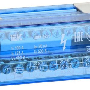 Шина на DIN-рейку (кросс-модуль) ШНК 2х11 L+PEN IEK YND10-2-11-050