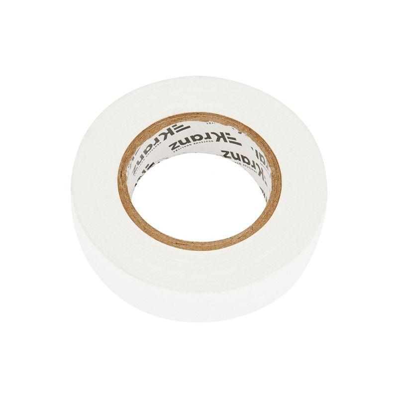 Изолента ПВХ 0.13х19мм 25м бел. (уп.5шт) Kranz KR-09-2201