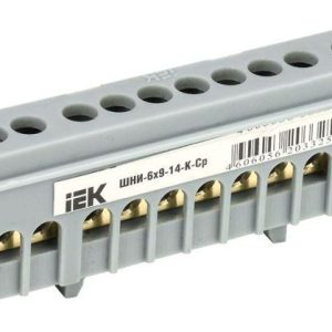 Шина L "фаза" в корп. изоляции на DIN-рейку ШНИ-6х9-14-К-Ср IEK YNN10-69-14KD-K02