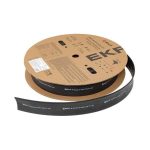 Трубка термоусадочная ТУТ нг 40/20 черн. (уп.50м) EKF tut-40-b