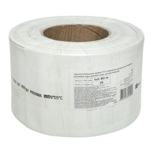 Трубка термоусадочная ТУТ нг 80/40 бел. PROxima (уп.25м) EKF tut-80-w