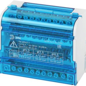 Шины на DIN-рейку в корпусе (кросс-модуль) ШНК 4х11 3L+PEN NO-224-16 ЭРА Б0043934