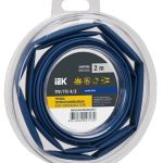 Трубка термоусадочная ТТУ нг-LS 4/2 син. (уп.2м) IEK UDR12-004-002-002-K07-T