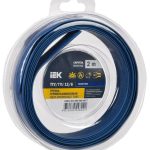 Трубка термоусадочная ТТУ нг-LS 12/6 син. (уп.2м) IEK UDR12-012-006-002-K07-T