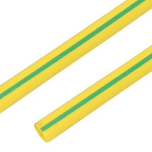 Трубка термоусадочная 40.0/20.0 1м желт./зел. Rexant 24-0008