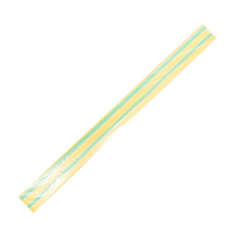 Трубка термоусадочная 50.0/25.0 1м желт./зел. Rexant 25-0007