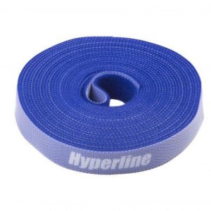 Лента-липучка WASNR-5х16-BL 16х5000мм син. (рулон) Hyperline 401609