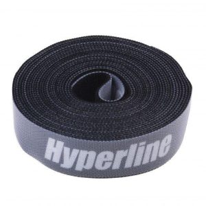 Лента-липучка WASNR-5х25-BK 25х5000мм черн. (рулон) Hyperline 401686