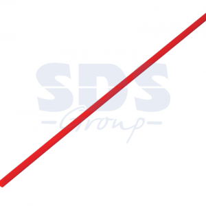 Термоусаживаемая трубка 2.0 / 1.0 мм красная (200 м/бухта) Rexant 49-0204