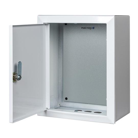 Шкаф монтажный навесной с монтажной панелью 220х270х140мм IP31 МАСТЕР-1 Mastermann 00-00000031