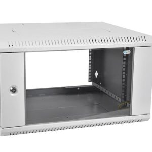 Шкаф коммутационный ШРН-Э-9.500 9U 600х520мм передн. двер. стеклян. несъемн. боков. панел. ЦМО 1132013