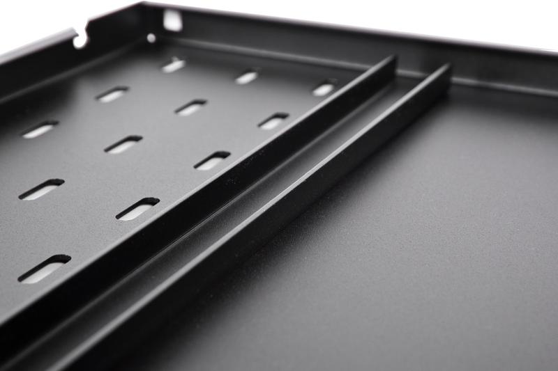 Полка стационарная СВ-75АК-9005 19дюйм 1U Г=750мм нагр. 200кг для аккум. черн. ЦМО 1673819