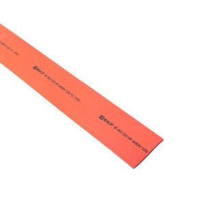 Трубка термоусадочная ТУТ нг 40/20 красн. 1м (уп.25м) PROxima EKF tut-40-r-1m