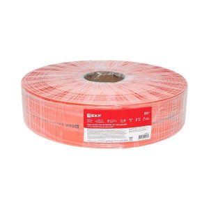 Трубка термоусадочная ТУТ нг 50/25 красн. (уп.50м) EKF tut-50-r