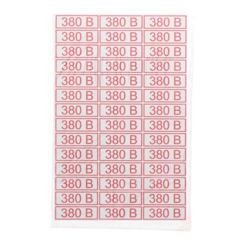 Наклейка знак электробезопасности " 380 В" 10х30мм Rexant 56-0008