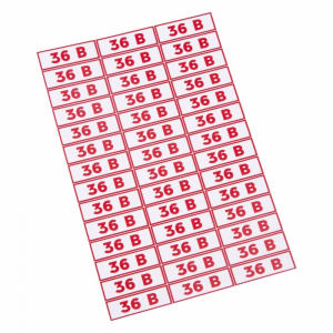 Символ 36В 10*30 мм Rexant 56-0009 56-0009