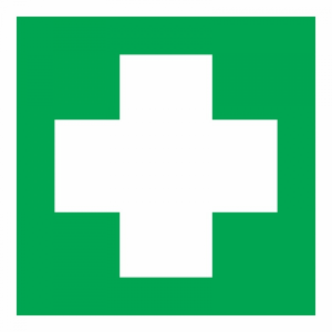 Знак медицинского назначения "Аптечка первой медицинской помощи"200*200 мм Rexant 56-0071