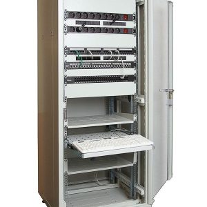 Полка консольная перфорированная 19дюйм 2U Г=315мм SH-J017-2U-315 Cabeus 7076c