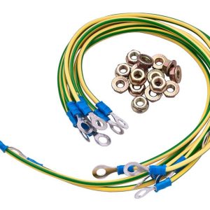 Набор кабелей заземления GrW (30см-6шт 40см-2шт гайка с фланцем-16шт) Cabeus 7708c