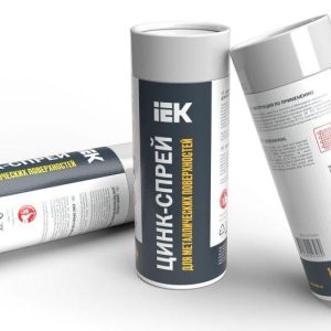 Спрей цинк для метал. поверхностей 400мл IEK CAC11-AP-0400