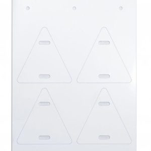 Маркировка для кабеля треугольник 58/55 (уп.40шт) DKC CIC58554TRW