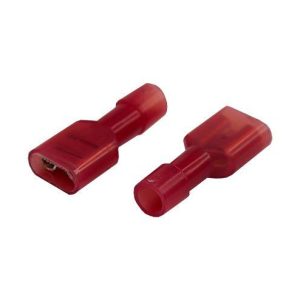 Клемма плоская полностью изолир. (КППИн гн - 6.6мм) нейлон 0.5-1.5кв.мм (FDFN 1.25-250) Red REXANT 08-0613