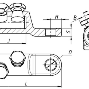 Наконечник болтовой 2НБВ-2-005 (70-120) ЗЭТАРУС