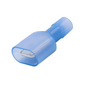 Наконечник изол. "вилка" 1.5-2.5кв.мм отв. d6.3х0.8мм син. (уп.50шт) DKC 2B22TP