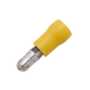 Наконечник цилинд. "вилка" 2.5-6кв.мм отв. d5 желт. (уп.50шт) DKC 2C96P