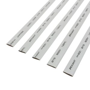 Трубка термоусадочная 15.0/7.5мм сер. 1м (уп.50шт) Rexant 21-5010