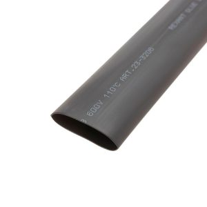 Трубка термоусадочная двустенная клеевая 32/8 (4:1) 1м черн. Rexant 23-3206