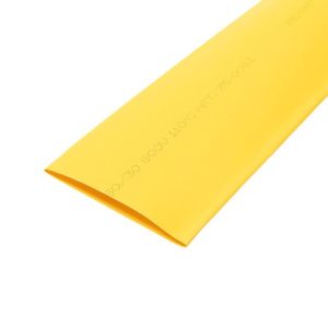 Трубка термоусадочная 60.0/30.0мм желт. 1м (уп.10шт) Rexant 25-0062