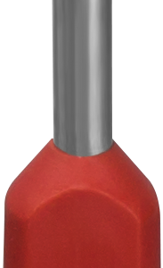 Наконечник НШВИ2 61 039 NET-E2-1.0-8-B50 2 провода красн. (уп.50шт) Navigator 61039