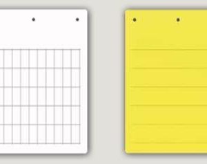 Табличка полужесткая клейкое основание ПВХ-0.5 бел. (уп.120шт) DKC TAS1640AW