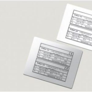 Табличка полужесткая для маркировки оболочек клейкое основание ПВХ черн. (уп.10шт) DKC TASE60100AB