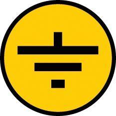 Символ "Заземление" 30х30 IEK YPC20-ZAZEM-1-096