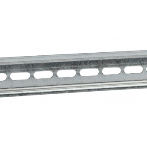 Рейка DIN 225мм оцинкованная, стандартный шаг перфорации ЭРА