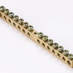 Шина нулевая 14 групп/крепеж по центру 6х9мм DEKraft 32003DEK