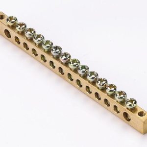 Шина нулевая 14 групп/крепеж по краям 6х9мм DEKraft 32004DEK