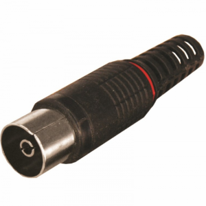 Разъем штекер TV без пайки черн. (уп.100шт) PROCONNECT 05-2044-2