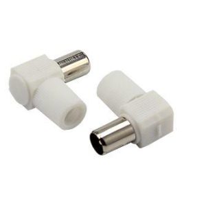 Разъем штекер TV угловой без пайки (уп.100шт) Rexant 05-2061