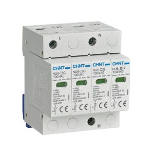 Ограничитель импульсных перенапряжений NU6-IIG 4п In=15кА Uc=440В Im=40кА (R) CHINT 252574