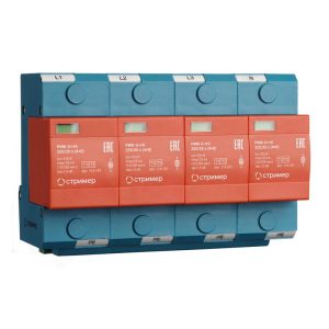 Устройство защиты от импульсных перенапряжений РИФ-Э-I+II 255/25 с (4+0) Стример 114101