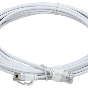 Патч-корд кат.5E UTP LSZH 3м slim колпачок с язычком бел. ITK PC08-C5EUL-3M-SL-WT