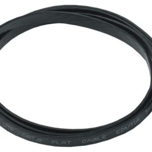 Патч-корд кат.6 UTP плоский 5м черн. ITK PC09-C06U-5M-FL