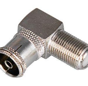 Переход гнездо F-гнездо TV угловой (уп.50шт) REXANT 05-4312