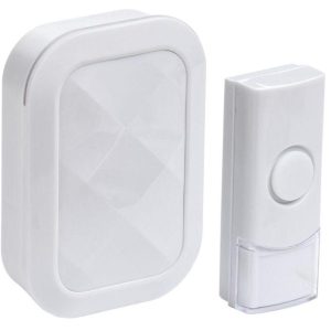 Звонок беспроводной ДЗБ3-36М бел. IEK EZD21-03-AAA-K01