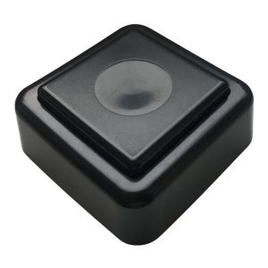 Кнопка звонка (выключатель для бытовых электрических звонков) Тритон ВЗ1-01 черн./черн.